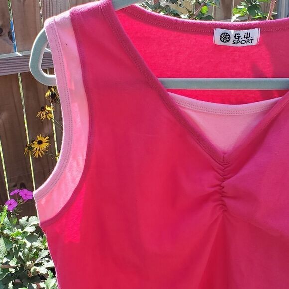 Womens Pink Tank Top - Picture 3 of 7